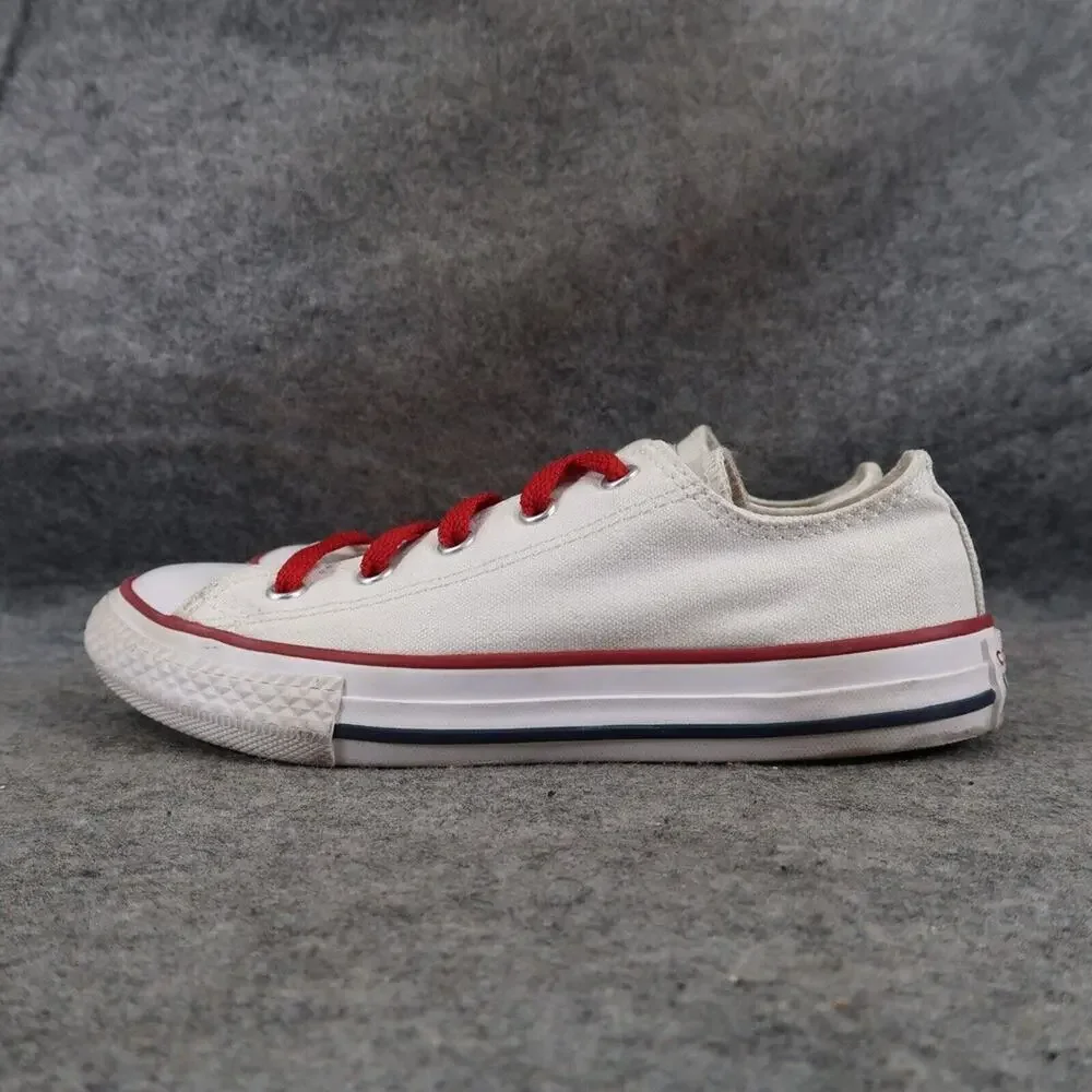 Converse Shoes Kids 1 Sneakers All Star Low Lace Up Canvas Casual Active White